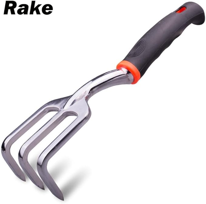 TopHomer 3 Sizes Optional Aluminum Garden Tool Kit Heavy Duty Hand Garden Tools for Women and Men Outdoor Gardening(3X Garden Tools)