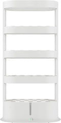 Hydroponics Growing System Indoor Hydroponic Grow Tower Hydroponics Tower with Remote Control with Auto Timer and Grow Light for Herbs Plants Vegetables Fruit(White131cm/51in)