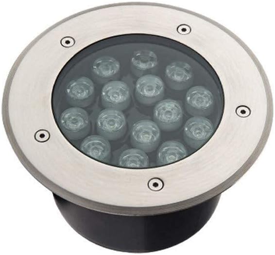 15W LED Embedded Underground Light IP68 Waterproof and Dustproof Indoor and Outdoor Landscape Lighting Fixtures Garden Courtyard Lawn Spotlight Waterproof Buried Light Pool Light Fittings