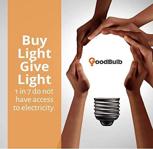 GoodBulb 60-Watt Plant Grow Light Bulb Blue Color A19 Shape &amp E26 Medium Base High Output Grow Light Indoor Plants Seeds Veg and Flower Pack of 4 Bulbs