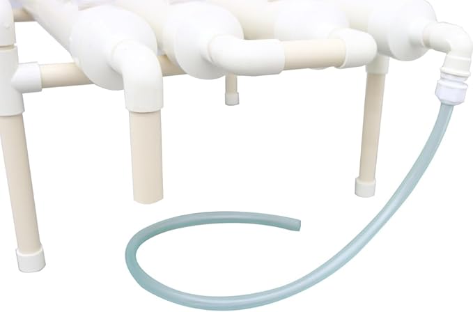 Wall-Mounted Hydroponic Grow Kit 36 Plant Sites Hydroponics Planting System 4 PVC-U Pipes Hydroponic Gardening Indoor System with 110V Water PumpPlanting SpongeHose