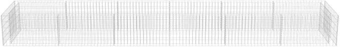 Galvanized Steel Raised Garden Bed 212.6×35.4×19.7 in Large Outdoor Planter Box for Vegetables &amp Flowers Silver Rectangular Elevated Garden Bed for Patio Balcony &amp Yard