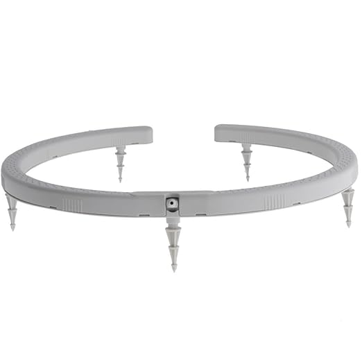 Netafim Netbow 5 4 Outlet Drip Irrigation Ring (20 PCS) - Multi Outlet Drip System Arc for Ideal Water Distribution | Barbed Connection &amp Foldable Legs | Great for Grow Containers (77470-000004)