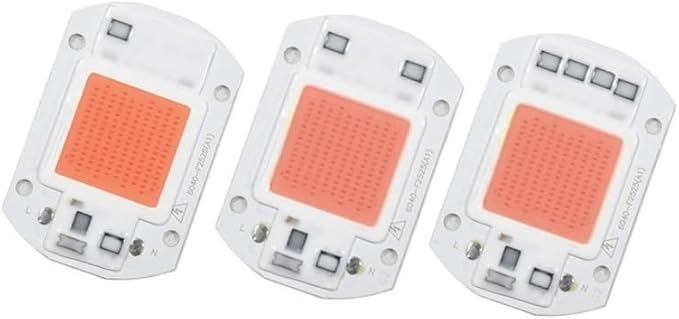 10pcs Plant Grow Light LED 220V 20W Cold White 6500K Driverless COB LED Chips Light for Garden
