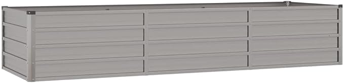SKM Garden Raised Bed Rusty Corten Steel Large DurableBrown (Weight 27.43LBS)