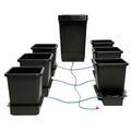 AutoPot 6 Pot System with 3.9 Gallon Plastic Pots and 12.4 Gallon Tank - Self-Watering Gravity-Fed Hydroponic Systems (6Pot - 3.9 Gallon - 12.4 Gallon Tank)