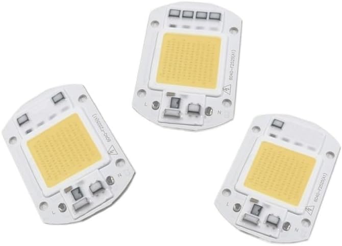 10pcs Plant Grow Light LED 110V 30W Cold White 6500K Driverless COB LED Chips Light for Garden