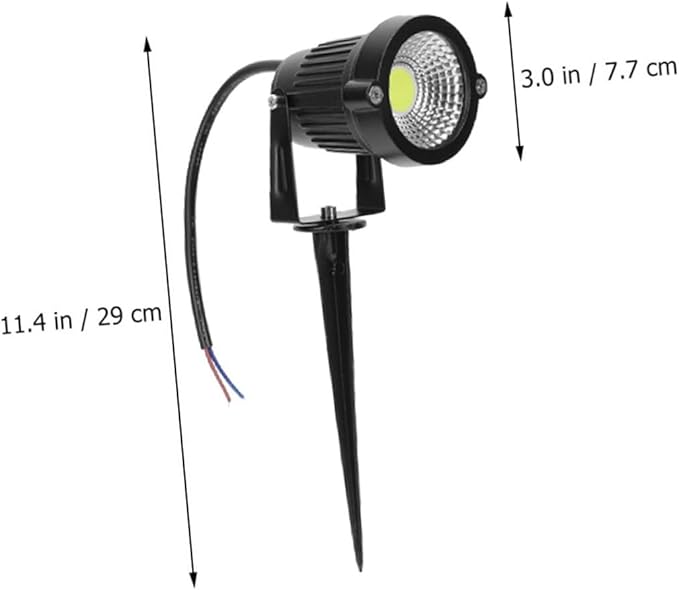 2pcs Decorative Lawn Led Light Energy-Saving In-ground Garden Spotlights for Outdoor Landscape Charming Atmosphere for Pathway