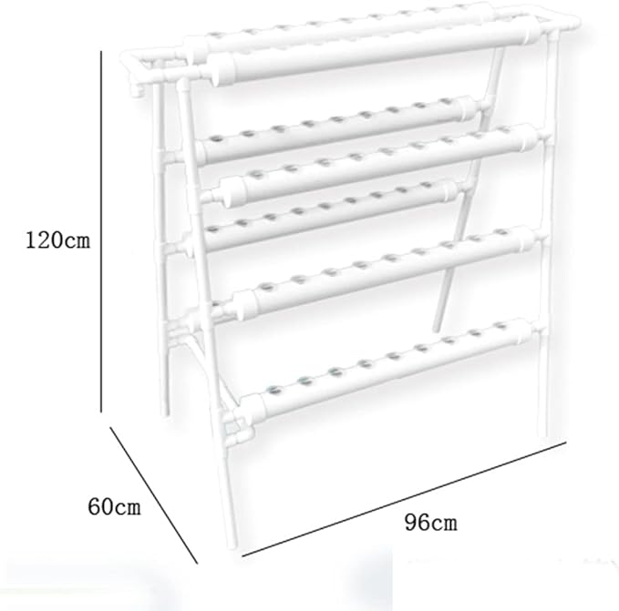 Hydroponic Planting Kit Hydroponic Soilless Plant Cultivation System Vegetable Planting Kit 72 Site 8 Pipe NFT PVC Hydroponic Pipe Balcony Garden Planting Kit