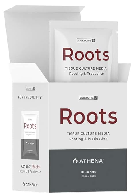 Athena Culture Roots – All-in-One Tissue Culture Media Root Enhancer for Plants | Rooting &amp Production | 10 Sachets – 125 ml Each
