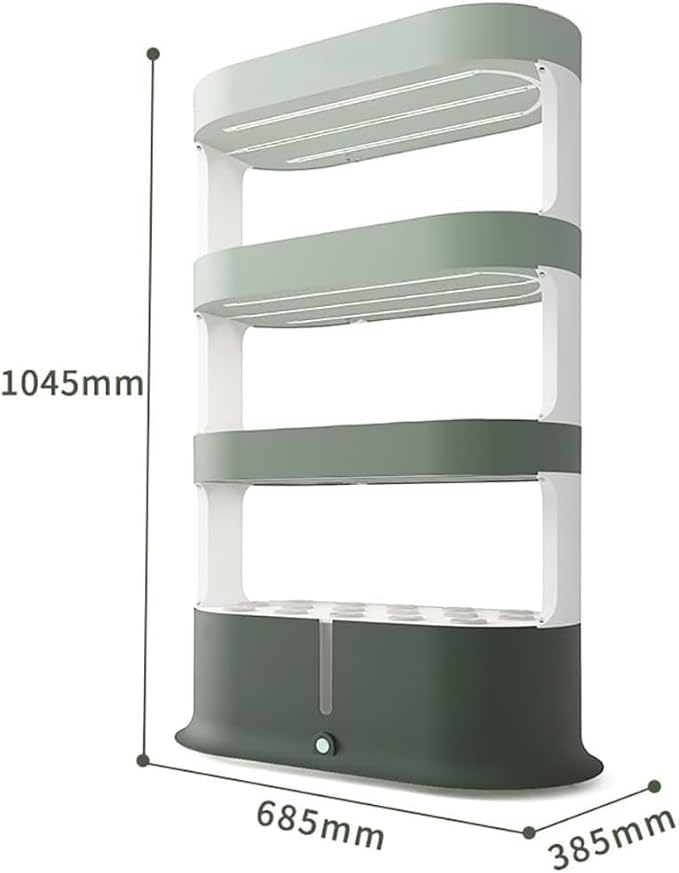Hydroponics Tower 48 Pods Garden Hydroponic Growing System Aeroponics Grow Kit with Automatic Watering Grow Light and Timer Aquaponics Planting System Indoor Garden Planter