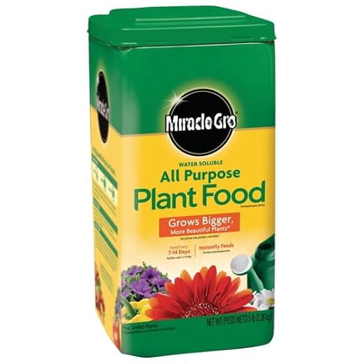 Miracles-Grows Water Soluble All Purpose Plant Food 5 lb Indoor and Outdoor Plants