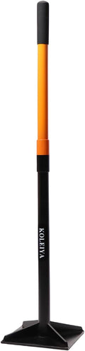 48 Inch Steel Hand Tamper Tool 8x8 Inch Heavy Duty Ground Tamper and Soil Compactor for Landscaping Yard Garden Pavers - Manual Tamping Tool for Dirt Leveling Soil Compaction