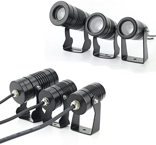Warm White LED Spotlight - Outdoor Projector Light for Building Exterior Narrow Beam Illumination Remote Control Landscape &amp Architectural Lighting Energy Efficient LED Beam Light