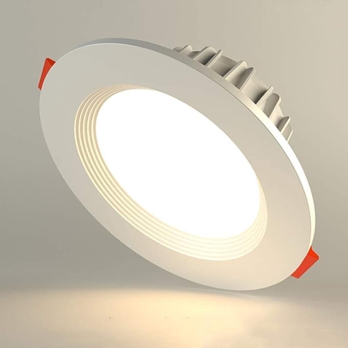 SHENSHENG-1pack Outer Diameter 10 Cm Ultra-Thin Recessed Lighting 5w with Junction Box Led Ceiling Light Daylight Indoor Spotlight Livingroom Aisle Balcony Dimmable Downlight