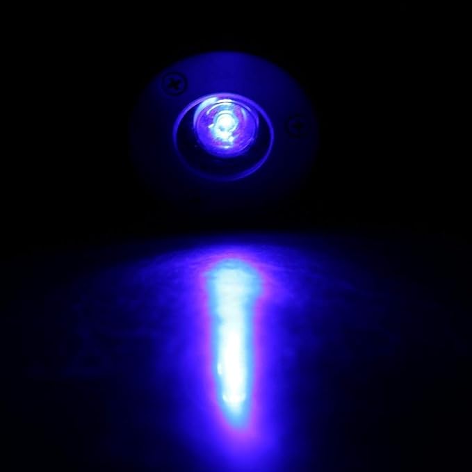 Waterproof 5W LED Underground Light Lamp AC85-265VAC Outdoor Garden Path Buried Yard Lamp Landscape Spot Lights (Blue)