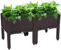 Raised Garden Bed Kit - Elevated Planter Garden Box for Vegetable/Flower/Herb Outdoor 43 x 40 x 40) cm(L x W x H)