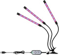 60W Red Blue Plant Lamp USB Power Supply 5V Indoor Planting Fill Light Dimmable Automatic on/Off 360° Adjustable 3-Mode Greenhouse Tent Hydroponic UV/IR Vegetables Flowers Succulent Fruit Seedlings