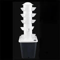 Hydroponics Tower Indoor Growing System Vertical Hydroponics Garden Tower 5/6-Layers 15/18-Plants Indoor Garden Tower for Indoor Herbs Fruits Vegetables5th