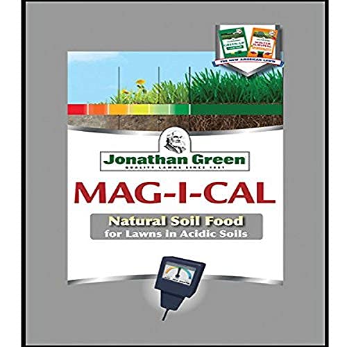 Jonathan Green &amp Sons Pack of 7 11353 Mag-I-Cal Natural Food for Lawns in Acidic Soils 5000 sq ft One Bag