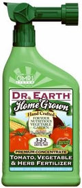 Dr. Earth 100531516 Home Grown Tomato Vegetable &amp Herb Liquid Fertilizer RTS White
