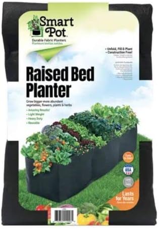 Park Seed Smart Pot Raised Bed Fabric Planter 8 Feet
