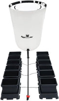 AutoPot 12 Pot easy2grow System (2.2 Gallon Plastic Pots) (*Includes AIRBASES &amp AIRDOMES) Dual-Pot Self-Watering Gravity-Fed System (12Pot - 2.2 Gallon - 25 Gallon PRO FlexiTank)