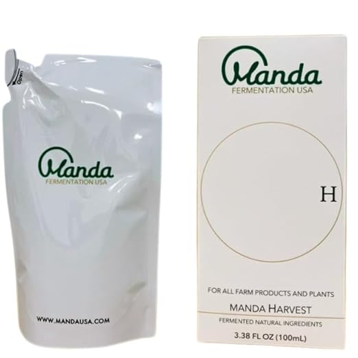 100mL |Manda Harvest | Fermented Organic Fertilizer | May Apply for All Farm and Garden Plants | 3.38FL OZ (100mL)
