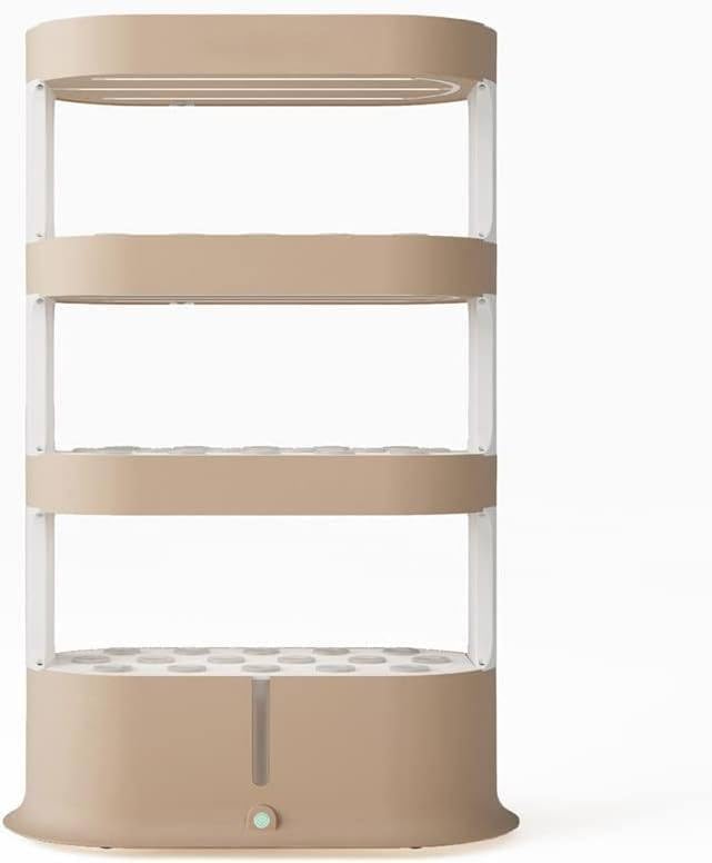 Hydroponics Tower with 48/64 Holes Aeroponics Grow Kit Complete System with Grow Light &amp Remote Control for Indoor Aquaponics Gardening and Plant Growth