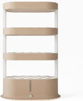 Hydroponics Tower with 48/64 Holes Aeroponics Grow Kit Complete System with Grow Light &amp Remote Control for Indoor Aquaponics Gardening and Plant Growth