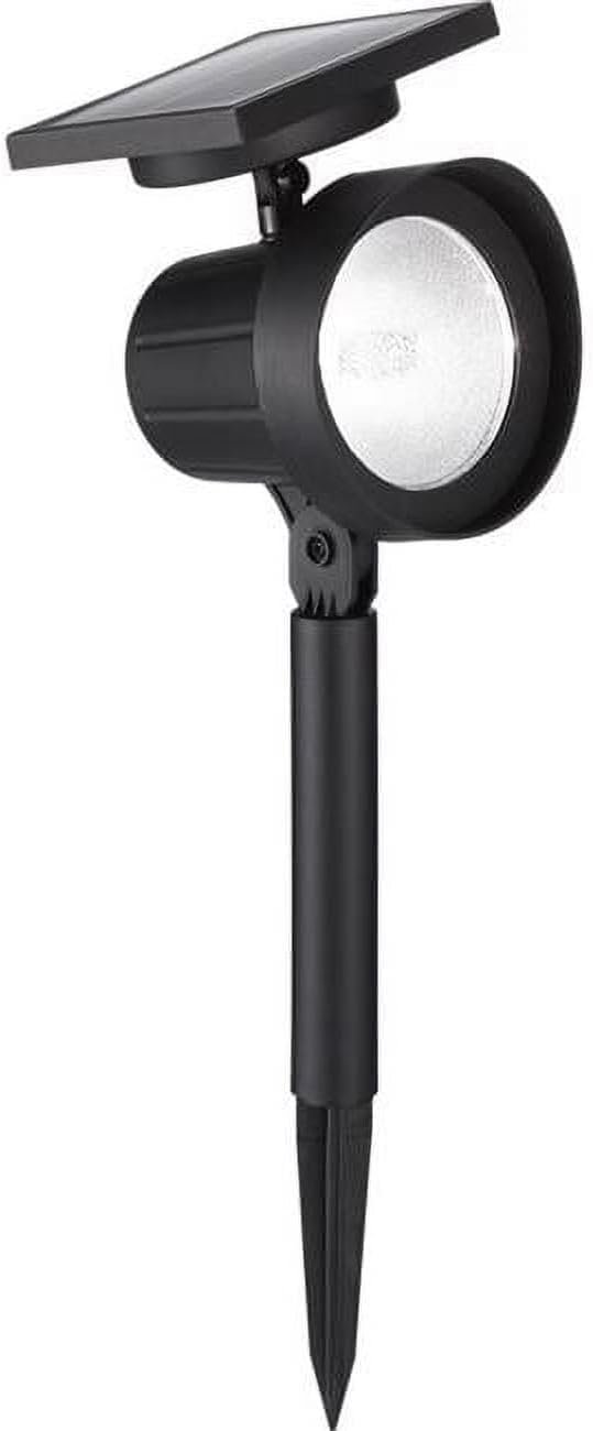 Living Accents 3010858 0.5 watt Black Solar Powered LED Spotlight Pack of 12