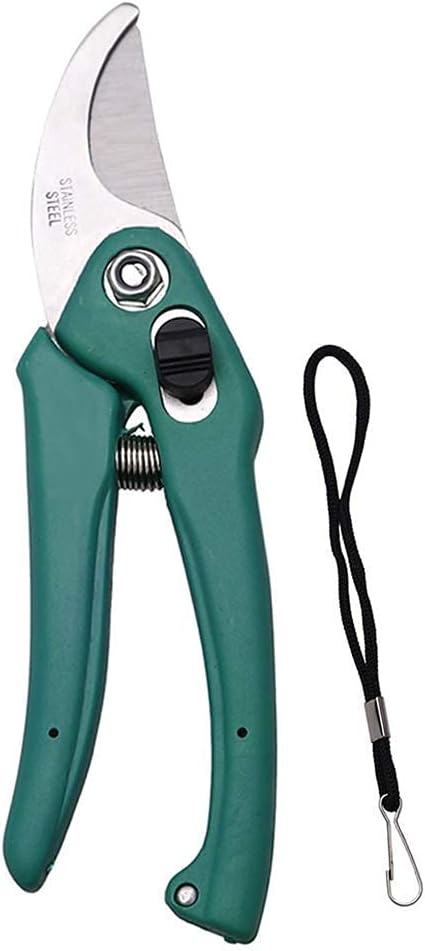 RK_Enterprises Flower Cutter/Garden Shear/Pruner &amp Big Garden Tool Set Wooden Handle Hand CultivatorTrowel Garden Fork (Set of 4)