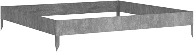 Garden Raised Bed Corten Steel Garden Bed Planter Box Outdoor for Plants Vegetables Herbs and Flowers 39.4x39.4x7.3 Corten Steel -225