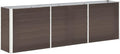 YAFF Garden Raised Bed Galvanized Steel 94.5x15.7x30.3 Brown