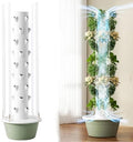 Hydroponics Growing System - Automated Aeroponics Vertical Tower Garden with LED Grow Lights 7-Layer Indoor Herb Garden Kit