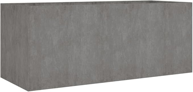 YAFF Garden Raised Bed Rusty Corten Steel Durable Outdoor Planter 78.7 x 31.5 x 31.5 in with Open Bottom Drainage