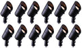 Westgate Lighting LED Directional Landscape Lights Die - Cast Aluminum Housing - IP67 Waterproof - 12V AC - 36° Beam Angle - All Accessories Included (12 Black)