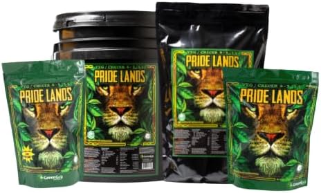 Pride Lands Veg Premium Organic Dry Top Dress Fertilizer for The Vegetative Cycle Bigger Buds and Healthier Plants with Our Complete Veg Food Easy to Use and All Natural Safe for Plants You Consume