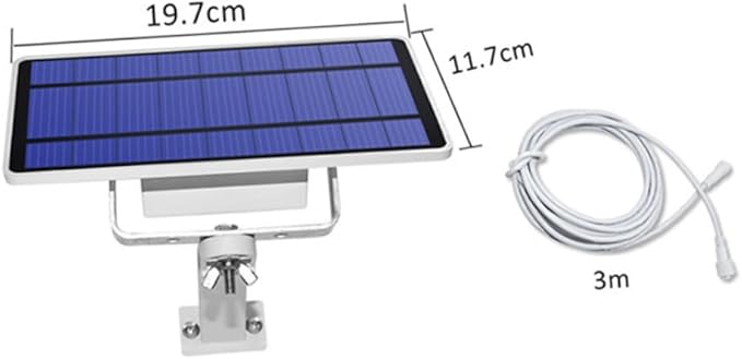Angoily Outdoor Led Solar Lights 48 Led Beads Waterproof White Landscape Light Wall Mount Garden Pathway Auto On/Off Easy Install