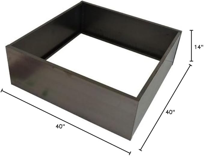 Nice Planter Corten Steel Planter Bed 40 x 40 x 14 High