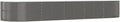 Garden Raised Bed Gray 176x55.1x26.8 Powder-Coated Steel Plant Pota Pots for Plants Large Planter Pot Outdoor Planters for Porch for Outdoor Plants Gardening Porch