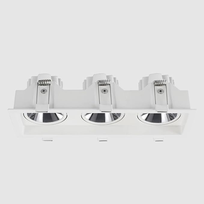 Spotlighting 3-Light Ceiling Spotlight Flush Mount Downlight Accent Lamp 9.4in Directio l Spotlights for Living Room Bedroom Hallway Office Decor