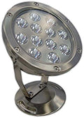 High Power 12 1W LED Cool White Landscape or Pond Light Outdoor Rated &amp Submersible