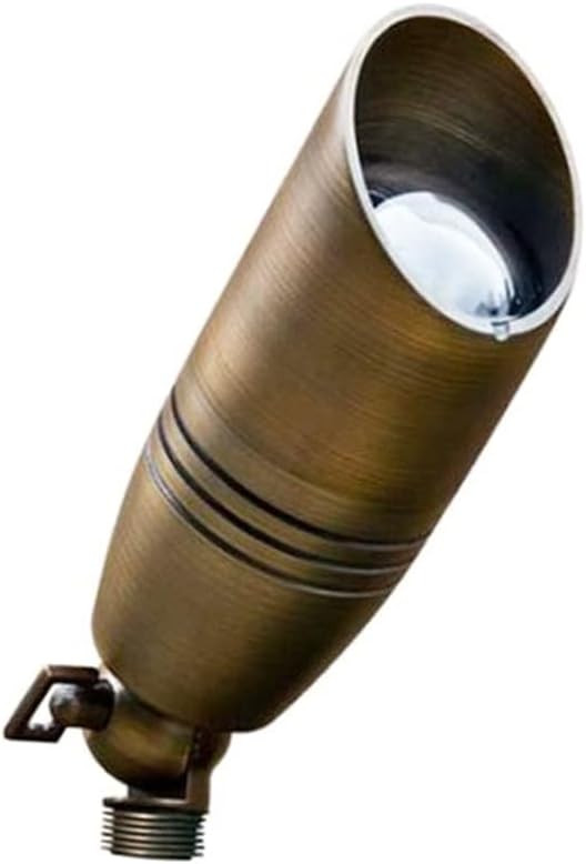 Liberty LBE-17 Solid Brass Low Voltage Spot Light - LED Compatible Landscape Light Fixture Antique Bronze Finish