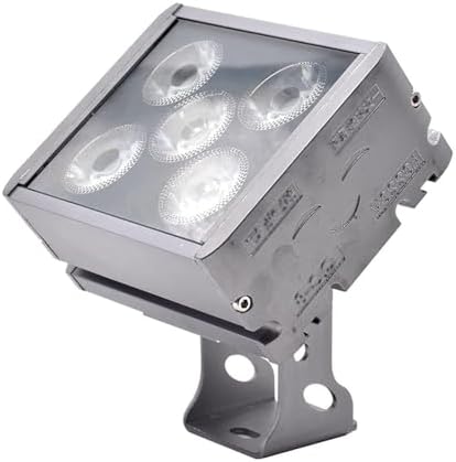15W LED Beam Spotlight IP65 Waterproof Outdoor Wall Washer Light Rectangle Flood Lamp for Patios Hotels Villas &amp Landscape Lighting (White 220V)