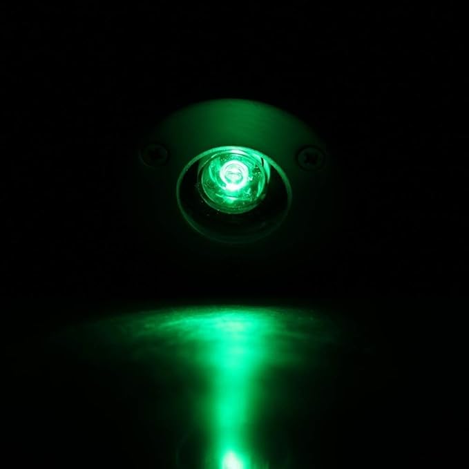 Waterproof 5W LED Underground Light Lamp AC85-265VAC Outdoor Garden Path Buried Yard Lamp Landscape Spot Lights (Green)
