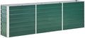 Raised Garden Bed 94.5x15.7x30.3 Green Galvanized Steel Planter Box for Outdoor Vegetable and Flower Gardening Elevated Garden Bed for Patio Herb and Flower Beds Large Raised Planter