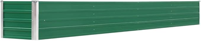 Garden Raised PlanterGarden BedGalvanized Raised Garden BedPlanter Raised bedsGalvanized PlanterBed Galvanized Steel 126x15.7x17.7 Green