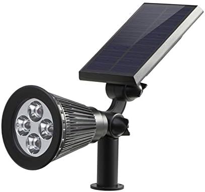 Fengyan Landscape Lights LED Solar Power Spotlight Warm White Ip65 Outdoor Waterproof Lawn Lamp 4 LEDs 2w Super Bright Garden Lampe Solaire Wall Light LED Street Lamp
