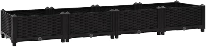 Raised BedGarden PlantersGarden PlantersGarden CenterpiecesGarden BedsRaised Beds for Growing FlowersHerbs and Fruits63x15.7x9.1 Polypropylene